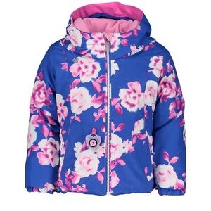 Obermeyer Iris ski jacket and matching pink Snoverall snow pants, size 2
